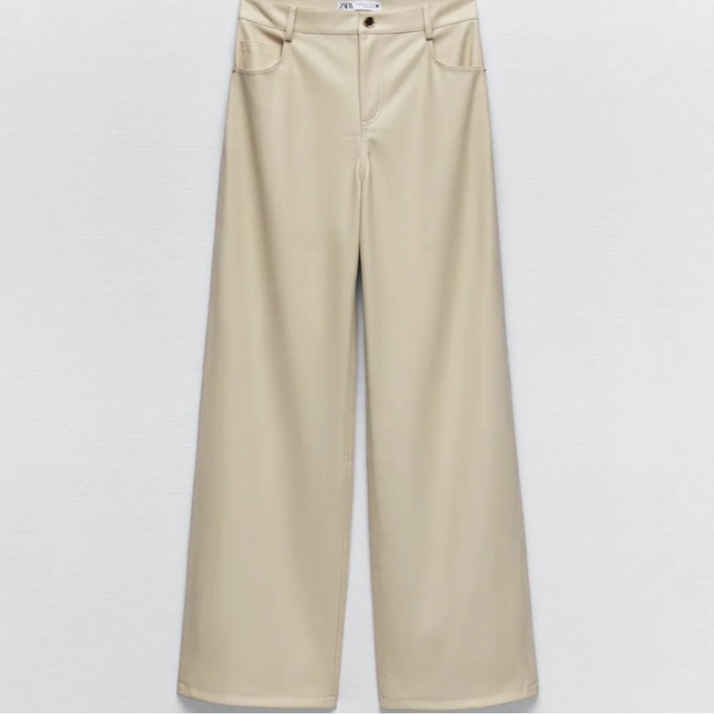 White Leather Pants